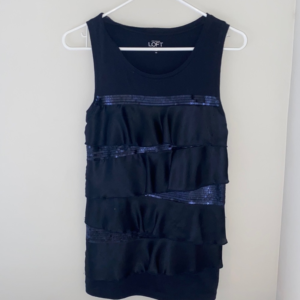 Ann Taylor LOFT Women’s Black Tank Top